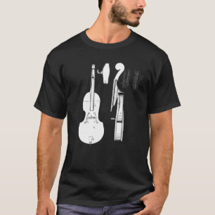 チェロ・チェリストJazz Band Art Rock And Roll Music V Tシャツ