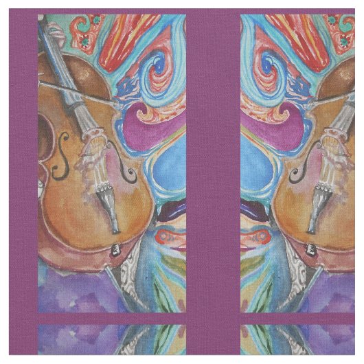 チェロ ファブリック (クローズアップ)