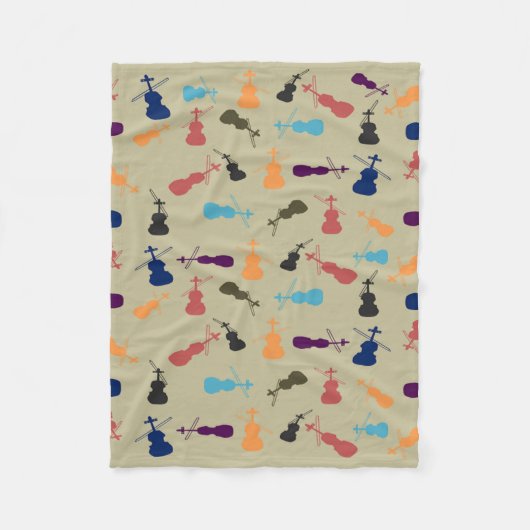 チェロ フリースブランケット (正面)