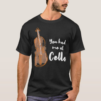 チェロ・プルオーバーに行かせてくれ Tシャツ