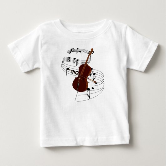 チェロ ベビーTシャツ (正面)