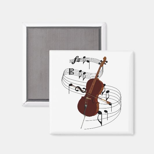 チェロ マグネット (正面/裏面)