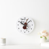 チェロ ラウンド壁時計 (ホーム)