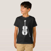 チェロ-白 Tシャツ (正面フル)