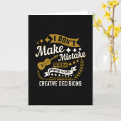 チェロ-私は間違いを犯さない カード (黄色い花)