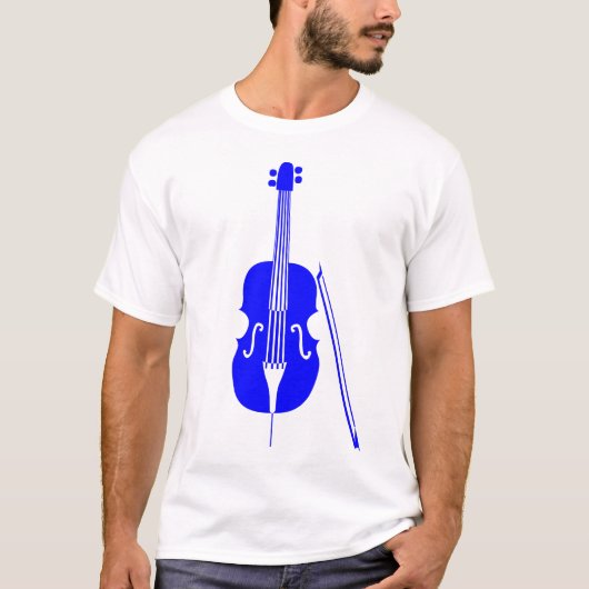 チェロ – 青 Tシャツ (正面)