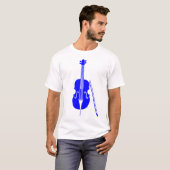 チェロ – 青 Tシャツ (正面フル)