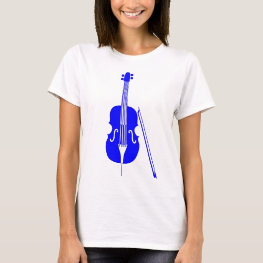 チェロ - 青 Tシャツ (正面)