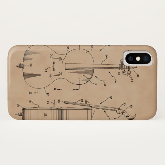チェロ Case-Mate iPhoneケース (裏面(横))