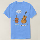 チェロ Tシャツ (デザイン正面)