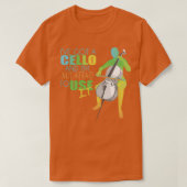 チェロ Tシャツ (デザイン正面)