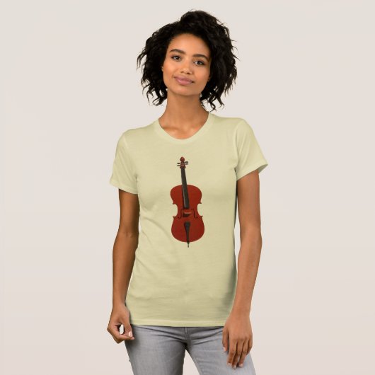 チェロ Tシャツ (正面フル)