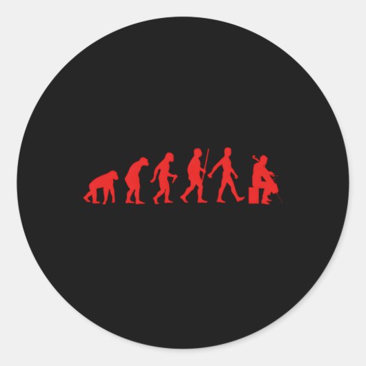 チェロCellist Chello Player用 ラウンドシール (正面)