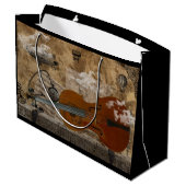 チェロSteampunk ラージペーパーバッグ (裏面アングル)