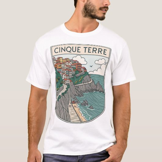 チェンクエ・テッレ Tシャツ (正面)