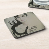 チェンジはスポーツ・アートプリントではない コースター (左側)