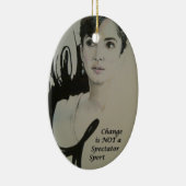 チェンジはスポーツ・アートプリントではない セラミックオーナメント (右)