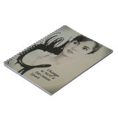 チェンジはスポーツ・アートプリントではない ノートブック (左側)