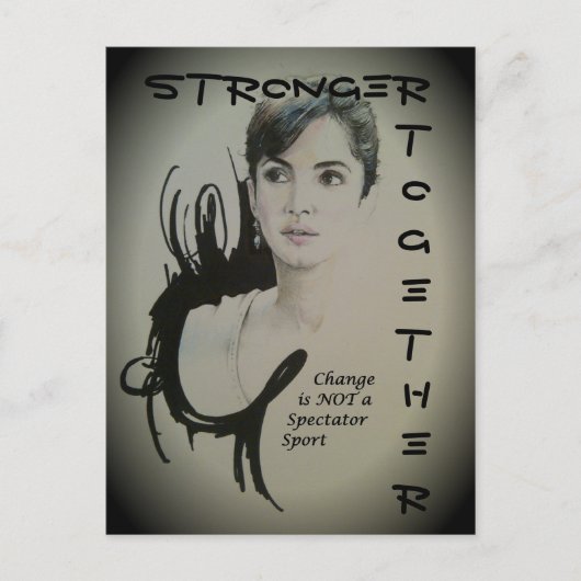 チェンジはスポーツ・アートプリントではない ポストカード (正面)