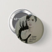 チェンジはスポーツ・アートプリントではない 缶バッジ (正面&裏面)