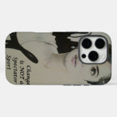 チェンジはスポーツ・アートプリントではない Case-Mate iPhoneケース (裏面 (横))