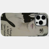 チェンジはスポーツ・アートプリントではない Case-Mate iPhoneケース (裏面 (横))