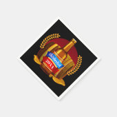 チェンジイヤーオクトーバーフェスト20xxビールボトル樽 スタンダードカクテルナプキン (角)