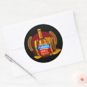 チェンジイヤーオクトーバーフェスト20xxビールボトル樽 ラウンドシール (封筒)