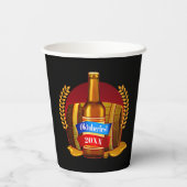 チェンジイヤーオクトーバーフェスト20xxビールボトル樽 紙コップ (裏面)