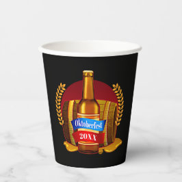 チェンジイヤーオクトーバーフェスト20xxビールボトル樽 紙コップ