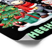 チェンジーはクリスマスイタリアンのロバのヒューを食べる ポスター (角)