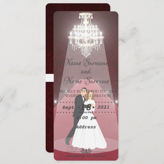 チェンデリア 招待状 (正面/裏面)