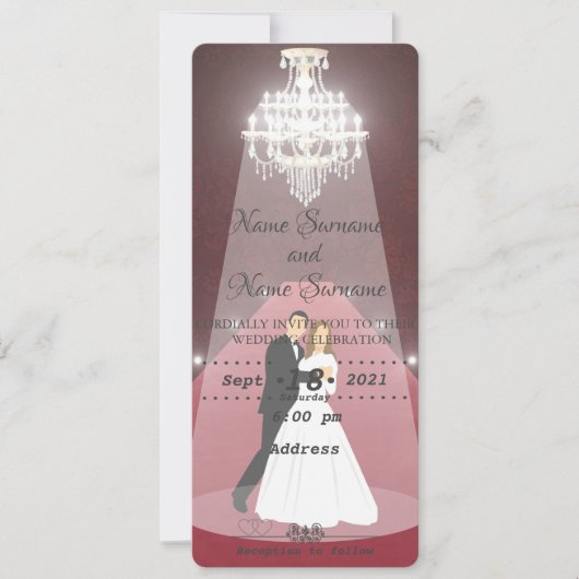 チェンデリア 招待状 (正面)