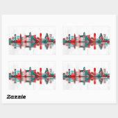 チェンナイタミルナドゥスカイライン 長方形シール (シート)