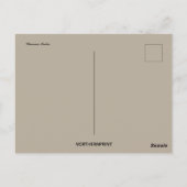 チェンナイ通り ポストカード (裏面)