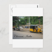 チェンナイ、インド ポストカード (正面/裏面)