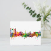 チェンナイ・スカイライン・インド ポストカード (スタンド正面)