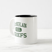 チェンバレン-責任者-高等学校-タンパフロリダ ツートーンマグカップ (正面左)