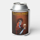 チェンバーマガジンのロゴ 缶クーラー (缶裏面)