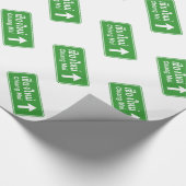 チェンマイアヘッド⚠タイ高速道路交通標識⚠ ラッピングペーパー (角)