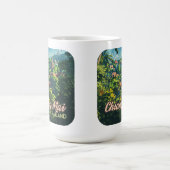 チェンマイタイアシアテンプルズマウンテンズヴィンテージ コーヒーマグカップ (中央)