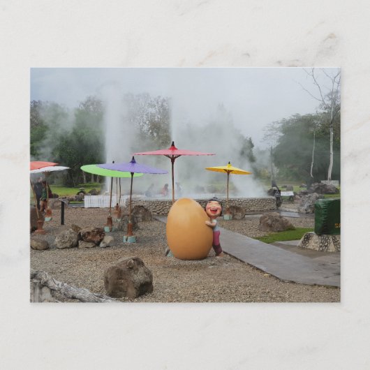 チェンマイ春タイのホット ポストカード (正面)