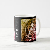 チェンレンジング・ブッダ、ヴィンテージ・ヘルカ、チベット コーヒーマグカップ (正面右)