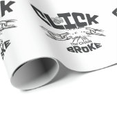 チェークリックンが壊れた ラッピングペーパー (ロールコーナー)