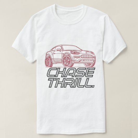 チェーススリル車Tシャツ Tシャツ (デザイン正面)