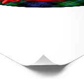 チェープオブトロセイタータンチェックスコティッシュプレイド ポスター (コーナー)