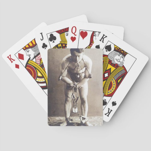 チェーンにハリーホディニン トランプ (裏面)