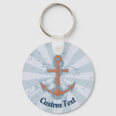 チェーンのキーチェーンを使用したいかり キーホルダー (正面)