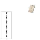 チェーンシルエットアートスタンプ ラバースタンプ (押印)