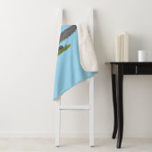 チェーンソーおもしろいガのユーモアを持つビーバー シェルパブランケット (インサイチュ)